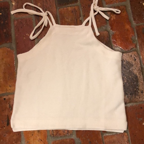 Madewell textured halter tank szS - Picture 4 of 9